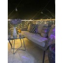 Immax 07756L LED kültéri fényfüzér Smart 40m 1x7,2W | 400 LED | 2700K | IP44 | RGB - szabályozható, WiFi, Tuya, fekete