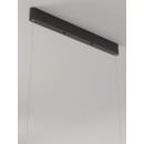 Immax 07157-B120X LED mennyezeti függőlámpa Neo Fino 1x40W | 2824lm | 2700-6500K | RGB - szabályozható, távirányítás, intelligens, fekete