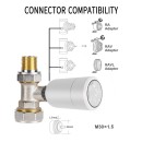 Immax NEO 07732L termosztátfej Smart 2xAA - ZigBee 3.0, fehér
