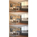 Immax Neo 07021L Smart LED mennyezeti függőlámpa Agujero 1x39W | 2730lm | 2700-6500K - szabályozható, ZigBee, távirányítás, fekete