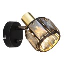 Globo 54357-1B fali lámpa Indiana 1x40W | E14 - fekete, arany
