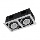 Italux GL7116-2/36W WH+BL LED Alesso | 36W integrált LED forrás | 2770lm | 3000K