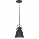 Italux MD-HN82608-1-BK + WH mennyezeti függőlámpa Lavare 1x40W | E27 - fekete, fehér