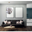 Italux AD20180/6B WH+GD mennyezeti függőlámpa Mailone 6x40W|E14