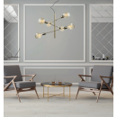 Italux MDM3582/6 BK Madalyn | 40W E27