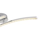 Globo 67169-12IP LED-es fürdőszobai mennyezetre szerelhető lámpa Jules 1x12W | 720lm | 3000-4000-6000K | IP44 - állítható, fokozatos tompítás, memória funkció, króm