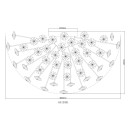 Globo KATRINA 64135D1 LED mennyezetre szerelhető lámpa G9 | 350lm | 3000K