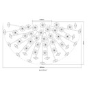 Globo KATRINA 64135D1C LED mennyezetre szerelhető lámpa G9 | 350lm | 3000K