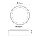 Globo 15924DS LED mennyezetre szerelhető lámpa KEMP  | 45W integrált LED forrás | 1600lm | 2700/4000/6000K