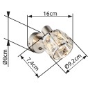 Globo 54356-1 spotlámpa Kris 1x40W | E14