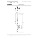 Lucide L134963602 LED mennyezeti függőlámpa KLIGANDE  | 5x8W integrált LED forrás | 5x520lm | 2700K