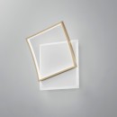 Luce Ambiente Design AYRTON-Q42-ORO LED mennyezetre szerelhető lámpa AYRTON | 42W integrált LED forrás | aranyszínű