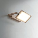 Luce Ambiente Design BOOK-AP-ORO LED fali lámpa BOOK | 18W integrált LED forrás | aranyszínű