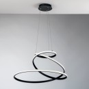 Luce Ambiente Design COASTER-S-NER LED mennyezeti függőlámpa COASTER | 60W integrált LED forrás | a kábelen | fekete