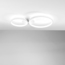 Luce Ambiente Design FREDY-PL2 LED mennyezetre szerelhető lámpa FREDY | 30W integrált LED forrás | fehér