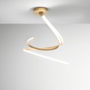 Luce Ambiente Design KINETIC-PL-ORO LED mennyezetre szerelhető lámpa KINETIC | 40W integrált LED forrás | aranyszínű