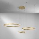 Luce Ambiente Design AKROBAT-S3-ORO  LED mennyezeti függőlámpa AKROBAT | 120W integrált LED forrás | a kábelen | aranyszínű