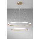 Luce Ambiente Design LED-AXIS-S8060-ORO LED mennyezeti függőlámpa AXIS | 56W integrált LED forrás | a kábelen | aranyszínű