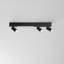 Luce Ambiente Design ORIENTED-4-NER LED mennyezeti spotlámpa ORIENTED | 3xGU10 10WLED 1x8W GU10 | fekete