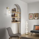 Luce Ambiente Design TOTEM-AP LED fali lámpa TOTEM | 18W integrált LED forrás | fekete