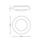 Philips 33362/31/16 LED mennyezeti lámpa Cinnabar 1x16W|2700K