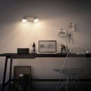 Philips 53322/17/16 LED mennyezeti spotlámpa Balla 2x4W | 660lm | 2700K - ezüst, fehér