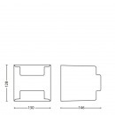 Philips 17321/93/16 LED kültéri fali lámpa Grass 2x4,5W|2700K|IP44