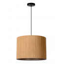 Lucide 03429/42/30 mennyezeti függőlámpa Magius 1x40W | E27 - rattan, szabályozható