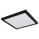 Globo 12380-24B LED mennyezeti lámpa Lasse 1x24W | 2000lm | 3000-4000-6500K - fekete, opál