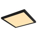 Globo 12380-24B LED mennyezeti lámpa Lasse 1x24W | 2000lm | 3000-4000-6500K - fekete, opál