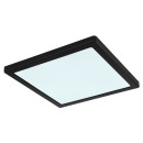 Globo 12380-24B LED mennyezeti lámpa Lasse 1x24W | 2000lm | 3000-4000-6500K - fekete, opál
