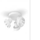 Philips 50603/31/P0 LED mennyezetre szerelhető lámpa Bukko 3x4,3W | 1290lm | 2200-2700K - Scene Switch, EyeComfort, fehér