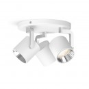 Philips 50673/31/P0 LED mennyezetre szerelhető spotlámpa Byrl 3x4,3W | 1290lm | 2200-2700K - SceneSwitch, EyeComfort, fehér