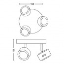 Philips 50653/30/P0 LED spotlámpa Ferano 3x4,3W|2700K - EyeComfort