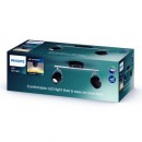 Philips 50612/30/P0 LED mennyezetre szerelhető spotlámpa Rivano 2x4,3W | 800lm | 2700K - EyeComfort, fekete