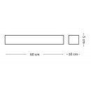 Ideal Lux 161792 LED fali lámpa Cube Big 1x12W | 1200lm | 3000K - fehér