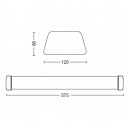 Philips 31248/31/P3 LED mennyezetre szerelhető lámpa Aqualine 1x24W | 2350lm | 4000K | IP65 - fehér
