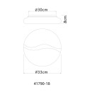 Globo LETICIA 41790-18 LED mennyezetre szerelhető lámpa | 24W LED | 1910lm