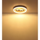 Globo 48476-40R LED mennyezetre szerelhető lámpa LORAINE  | 40W integrált LED forrás | 3930lm | 3000K