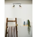 Lucide 17948/10/11 LED mennyezeti lámpa Sirene 2x5W|GU10|3000K|IP44