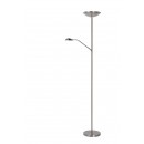 Lucide 19791/24/12 LED állólámpa Zenith 1x20W+4W | 1600lm+320lm | 3000K - szabályozható, krómozott