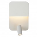 Lucide 79200/08/31 LED fali lámpa olvasólámpával Boxer 5W a 3W|3000K - bílá