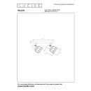 Lucide L009290230 mennyezeti spotlámpa FILOX E14