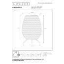 Lucide L038433630 LED kültéri asztali lámpa COLIN | 3W integrált LED forrás | 180lm | 3000K