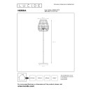 Lucide L038458172 állólámpa NERIDA E27