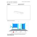 Lucide L042100830 LED fürdőszobai fali lámpa ALEXA  | 8W integrált LED forrás | 800lm | 3000K