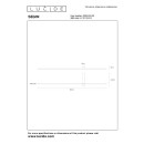 Lucide 12200/60/30 LED fali lámpa Segin 1x6W | 230 ml | 2700K - fekete
