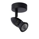 Lucide 13955/01/30 CARO mennyezeti vagy fali spotlámpa D90mm | 1xGU10 - fekete