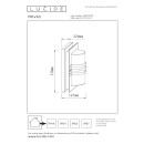 Lucide L148270131 kültéri fali lámpa PRIVAS E27
