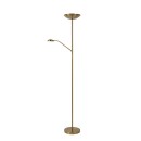 Lucide 19791/24/02 ZENITH állólámpa LED 20W+4W |1600lm+320lm | 3000K - arany, szabályozható